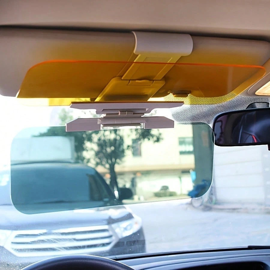 Anti Glare Polarized Car Sun Visor Extension- Made Of Acrylic Material, Blocking Stray Light, Reducing Snow Blindness And Ultraviolet Rays, Easy To Install On All Vehicles, Car Sun Visor