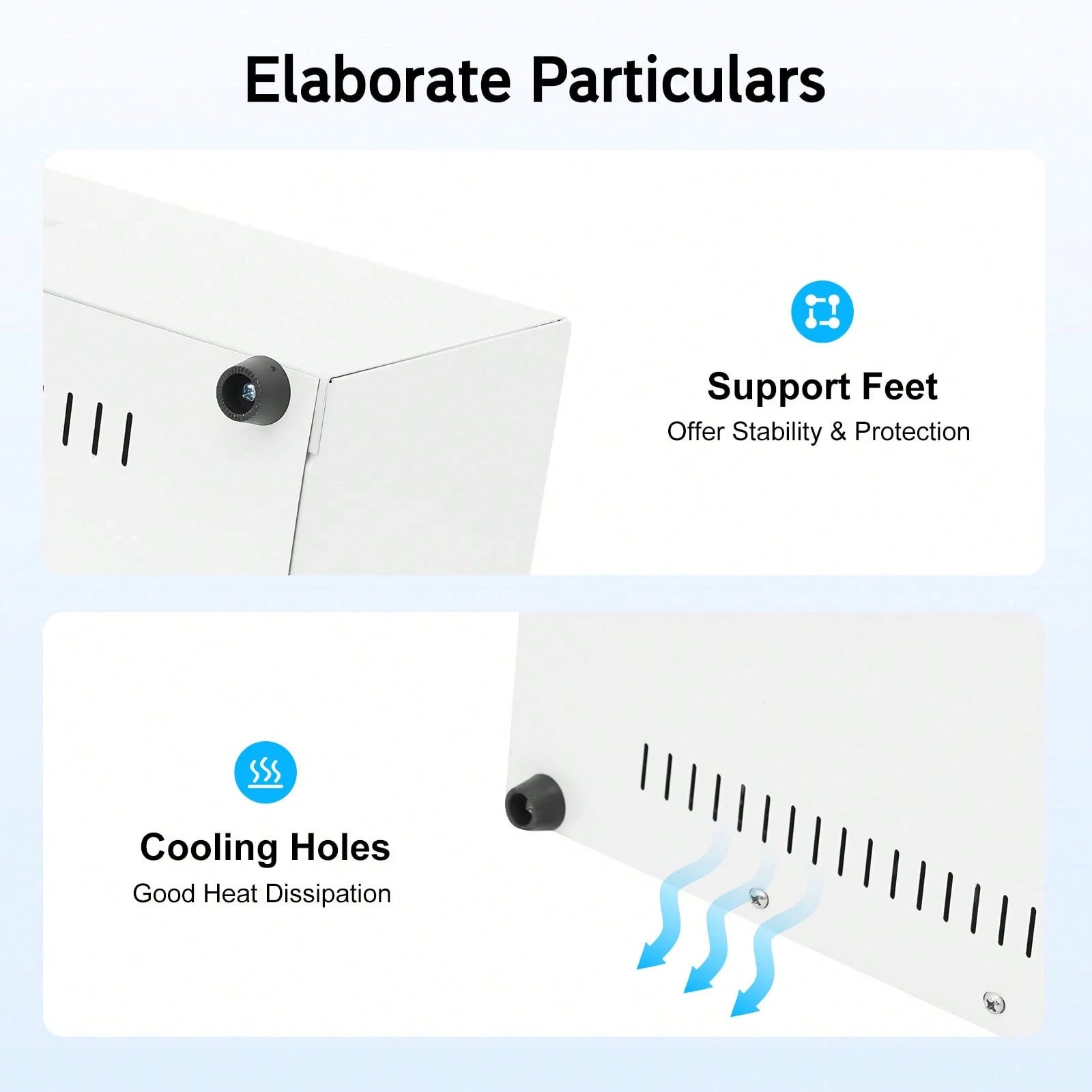 Aohuada 300W Heat Sterilizer 1.5L Mini Dry Heat Sterilizer Cabinet High Temperature Cleaning Box With Timer For Nail Spa Pedicure Hairdressing Metal Tools