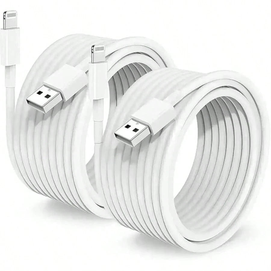 Apple Charging Cable, Apple Lightning To USB Cable, 2.4A Fast Charging Apple Phone Long Charging, Suitable For Apple 14/13/12/11/11Pro/11Max/X/XS/XR/XS Max/8/7/6/5S/SE (3.3 Ft, 6.6 Ft)