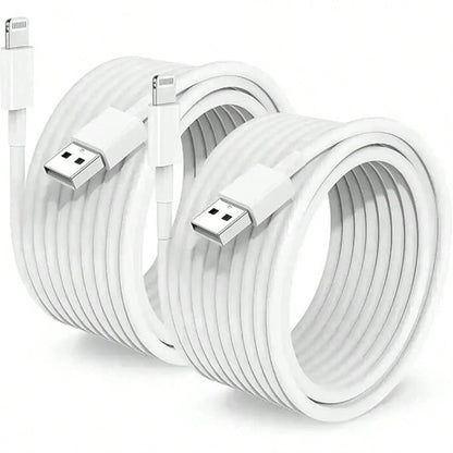 Apple Charging Cable, Apple Lightning To USB Cable, 2.4A Fast Charging Apple Phone Long Charging, Suitable For Apple 14/13/12/11/11Pro/11Max/X/XS/XR/XS Max/8/7/6/5S/SE (3.3 Ft, 6.6 Ft)
