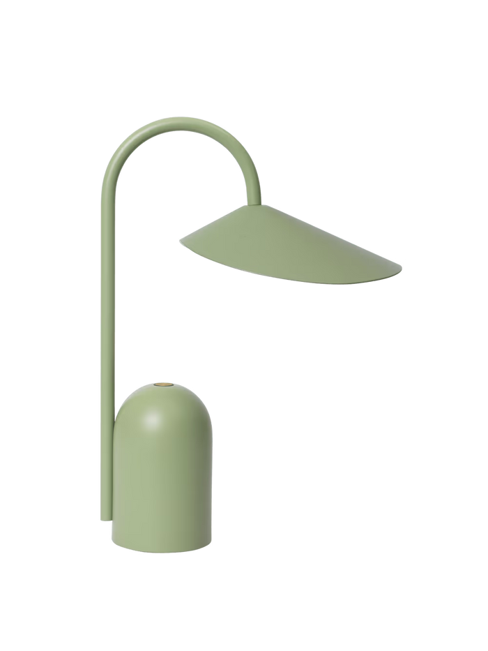 Arum Portable Cordless Lamp, Tea Green
