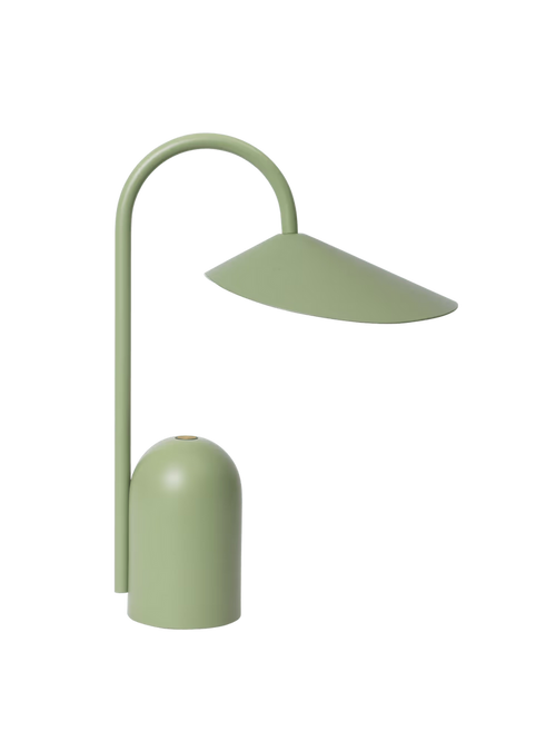 Arum Portable Cordless Lamp, Tea Green