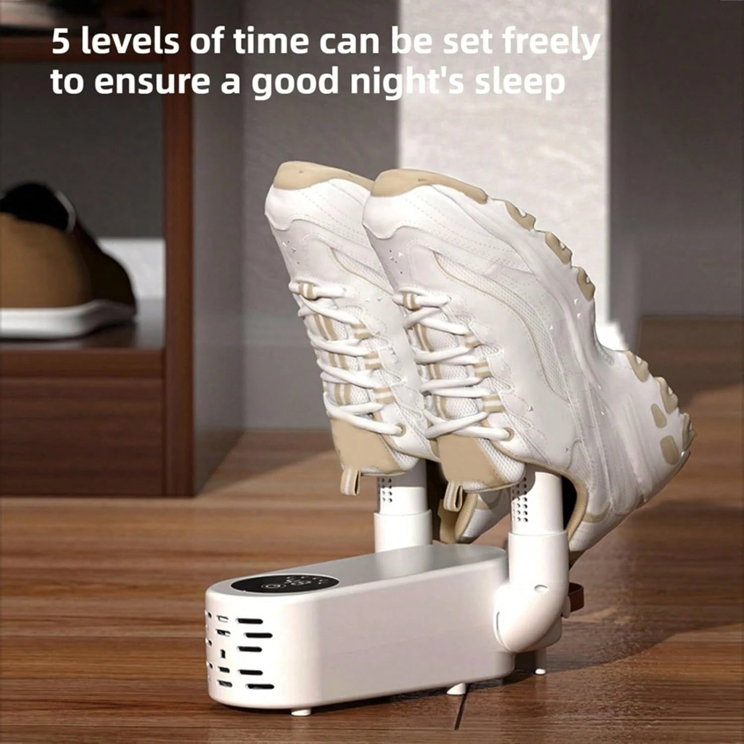 Asixxsix Boot Dryer, Electric Shoe Dryer Boot Warmer With Timer, Portable Drying Machine For Work Boots, Shoes, Gloves, Hats, Ski Boots