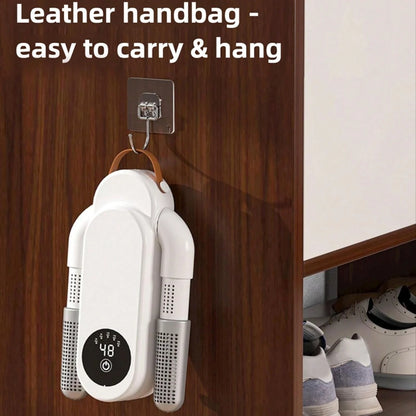 Asixxsix Boot Dryer, Electric Shoe Dryer Boot Warmer With Timer, Portable Drying Machine For Work Boots, Shoes, Gloves, Hats, Ski Boots