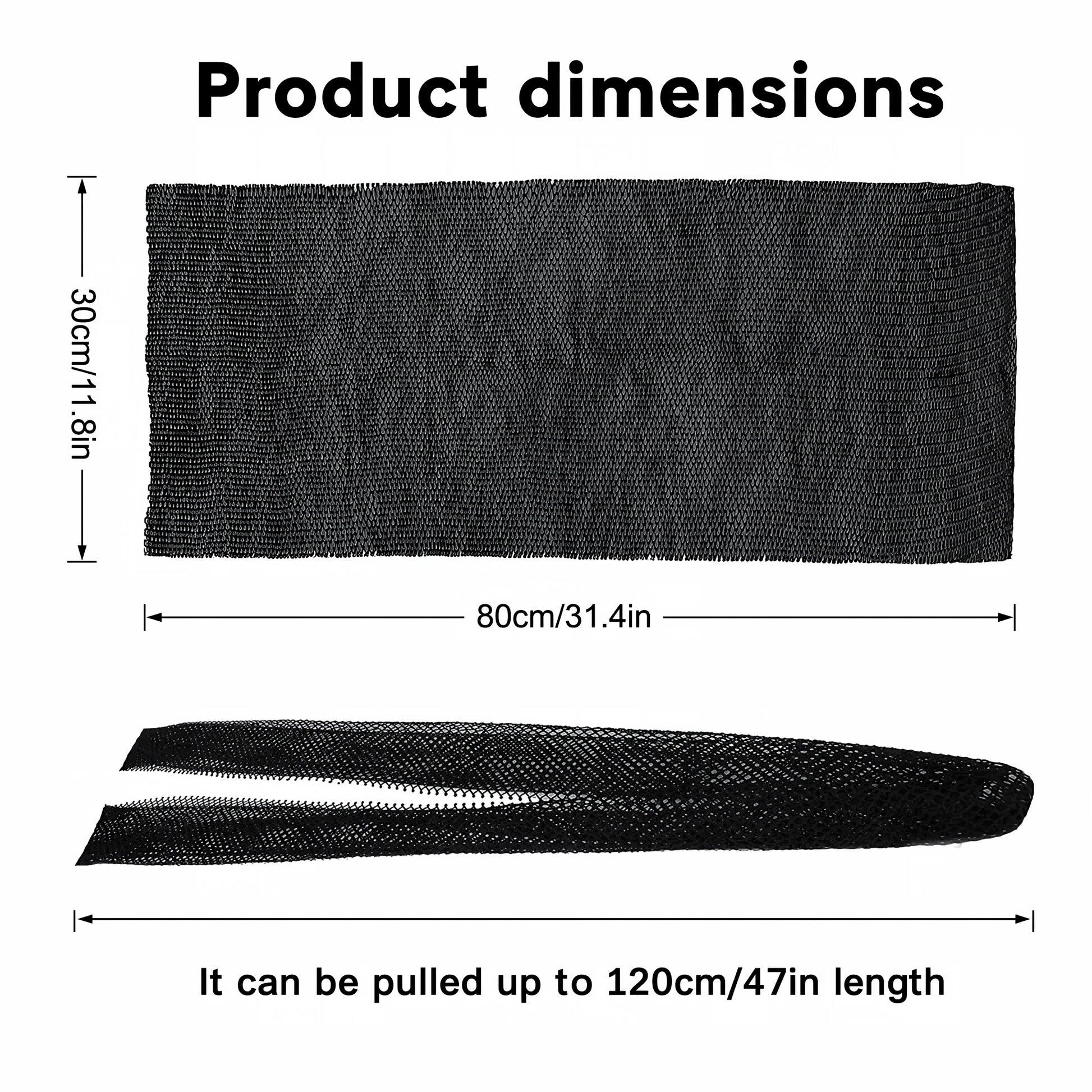 Authentic African Mesh Sponge With Knot, Durable Nylon Bath Brush, Unisex Bath Accessory, Body Scrub Exfoliating Bath Sponge, Removes Dead Skin, Long Flat Design Suitable For Back, Feet And Scalp