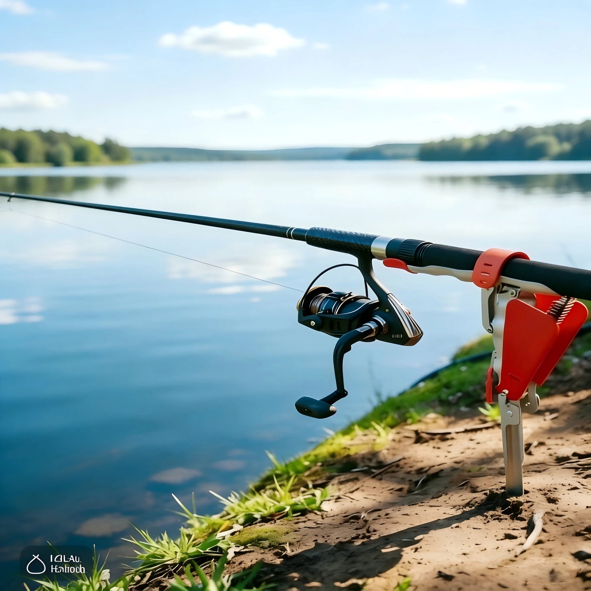 Automatic Spring Fishing Rod Holder- Stainless Steel For Ground Support Brackets, Adjustable Sensitivity & Folding Fish Pole Rack