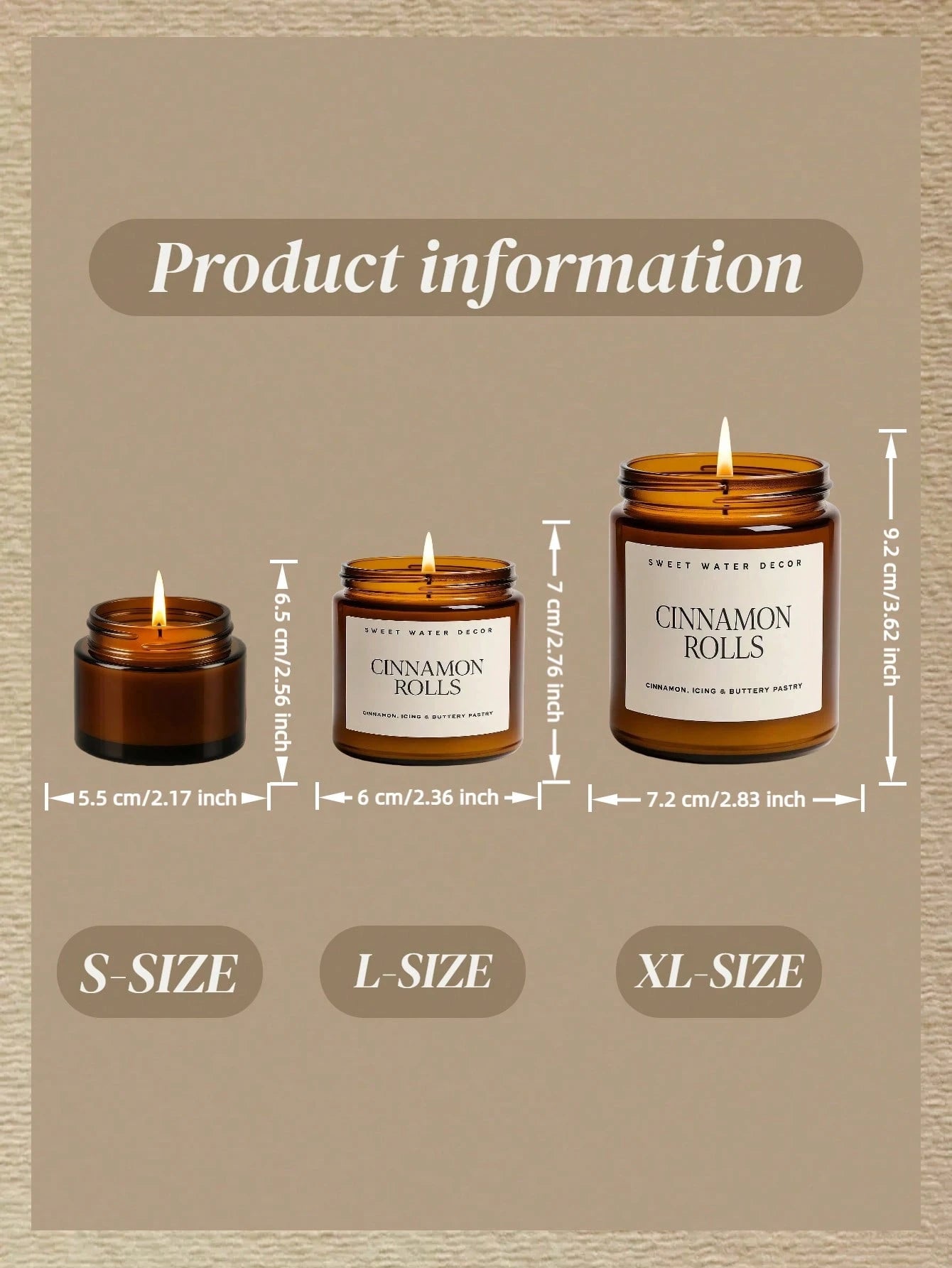 Autumn Scented Soy Wax Candle In Glass Jar| Soothing Aromatherapy Gift For Women, Birthday, Wedding Favor, Creates Cozy Autumn Bedroom Decor Atmosphere
