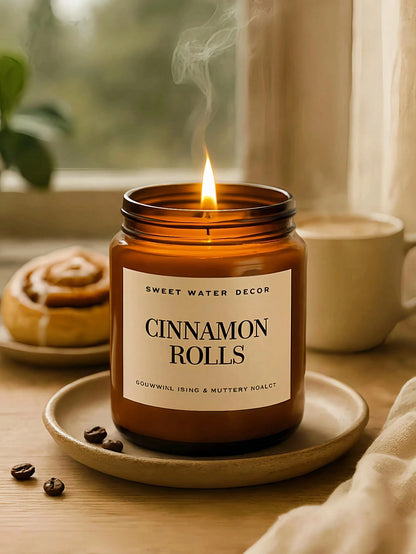 Autumn Scented Soy Wax Candle In Glass Jar| Soothing Aromatherapy Gift For Women, Birthday, Wedding Favor, Creates Cozy Autumn Bedroom Decor Atmosphere