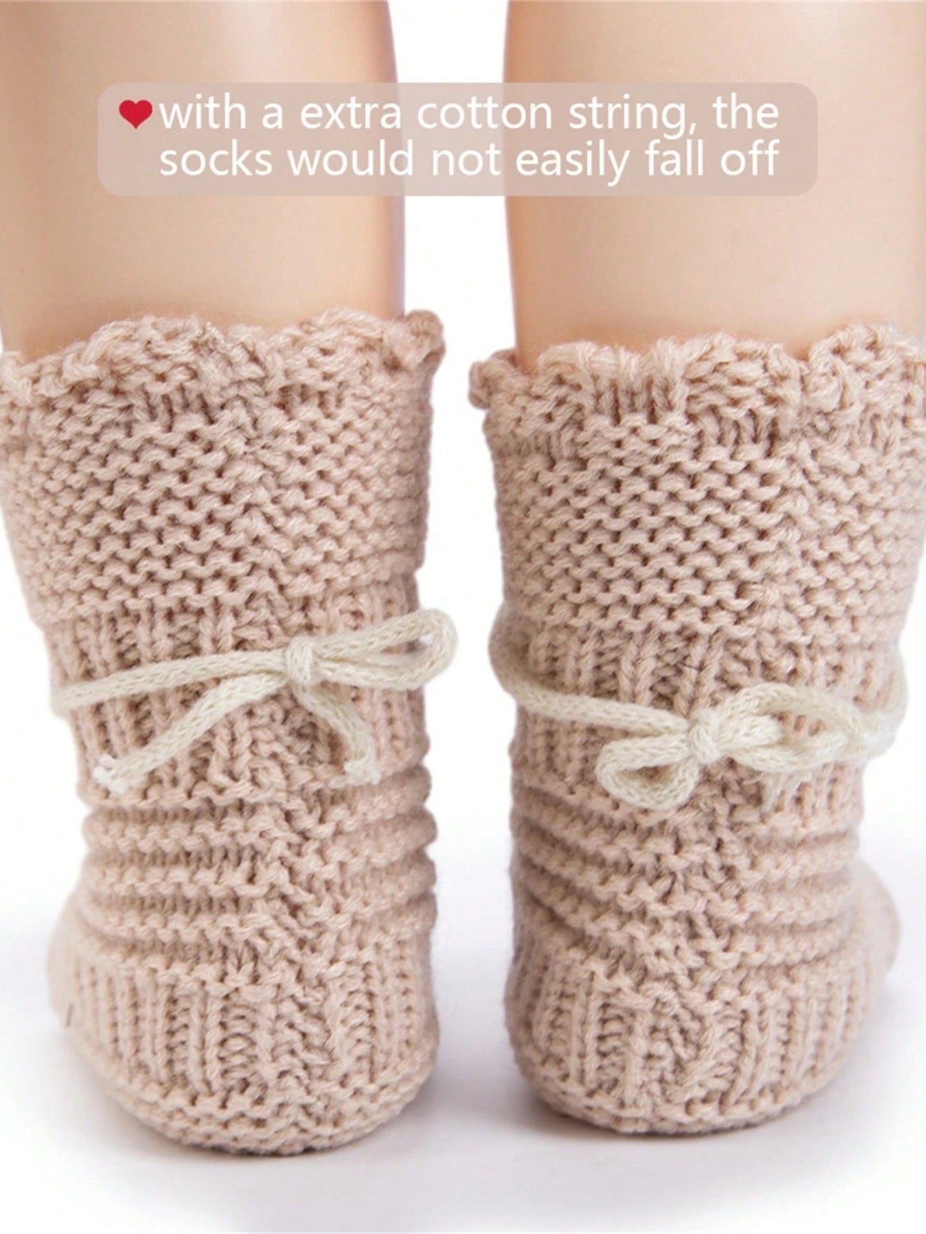 Baby Booties Newborn Babe First Walkers Knit Boots Warm Knit Crib Shoes Crochet Soft Infant Sock For Boy Girl
