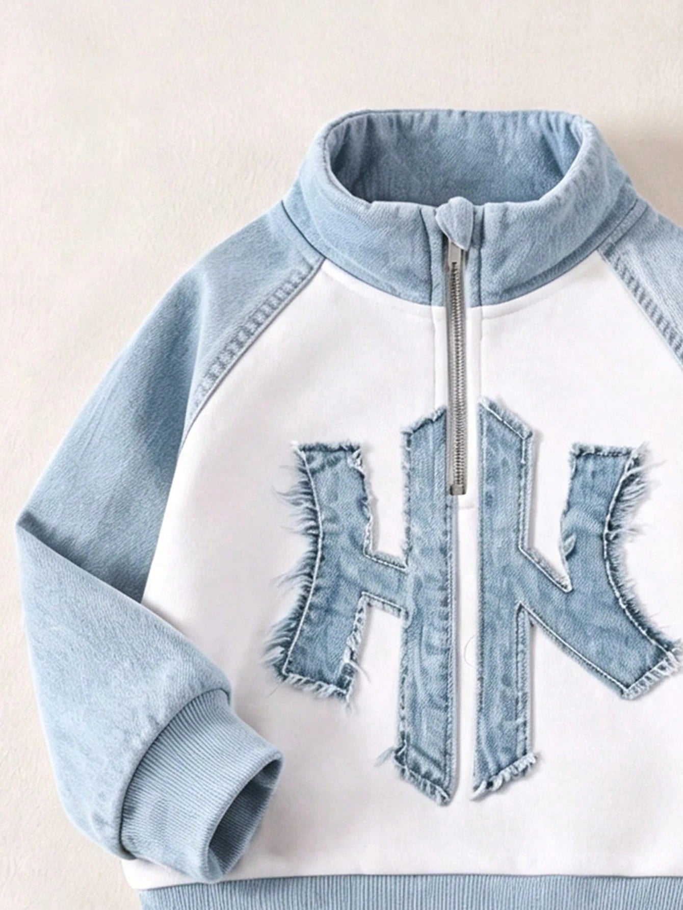 Baby Boy Fall Outfits Color Block Letter Print Sweaters Set Half Zip Long Sleeve Casual Sporty Tops Pants Back To School Cute School Wear