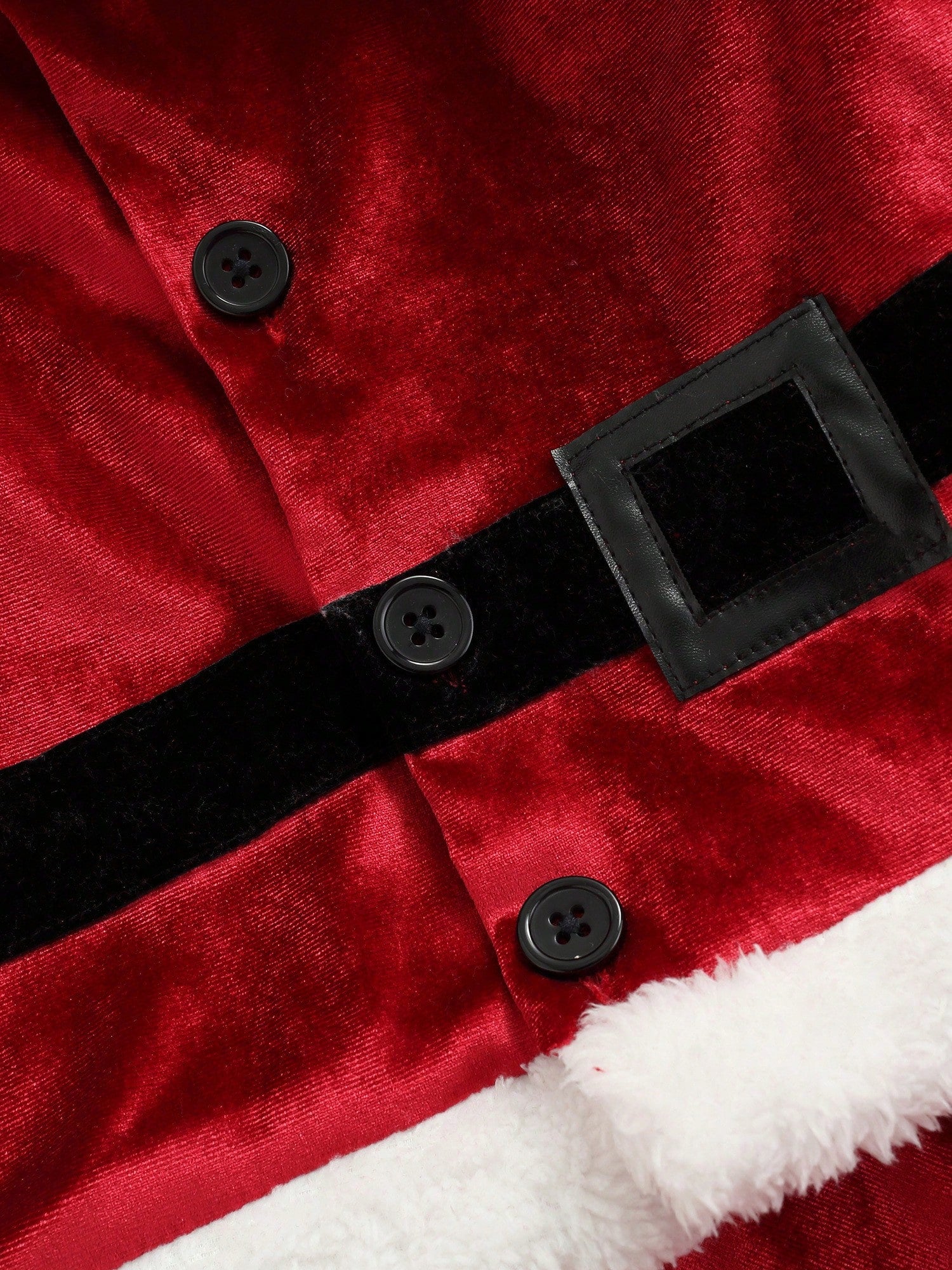Baby Christmas Costume Santa Claus Outfit Velvet Long Sleeve Christmas Jacket+Long Pants +Xmas Hat Cosplay Clothes Toddler Baby Boys Girls Santa Costume Velvet Long Sleeve Christmas Jacket + Long Pant