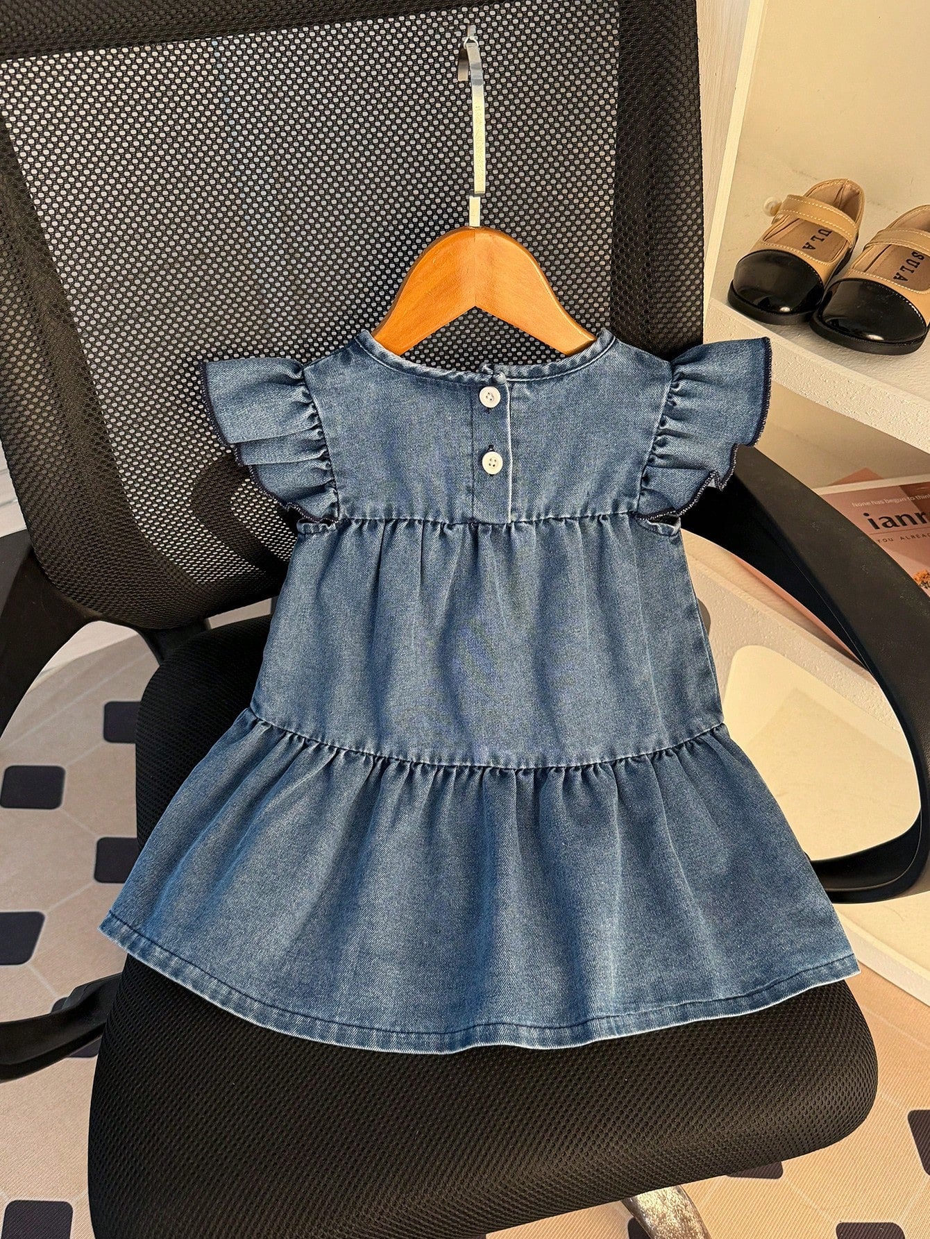 Baby Girl Cute Casual Bow Decor Sleeveless Dress, Suitable For Daily, Outdoor, Street, School, Commute, Party In Summer