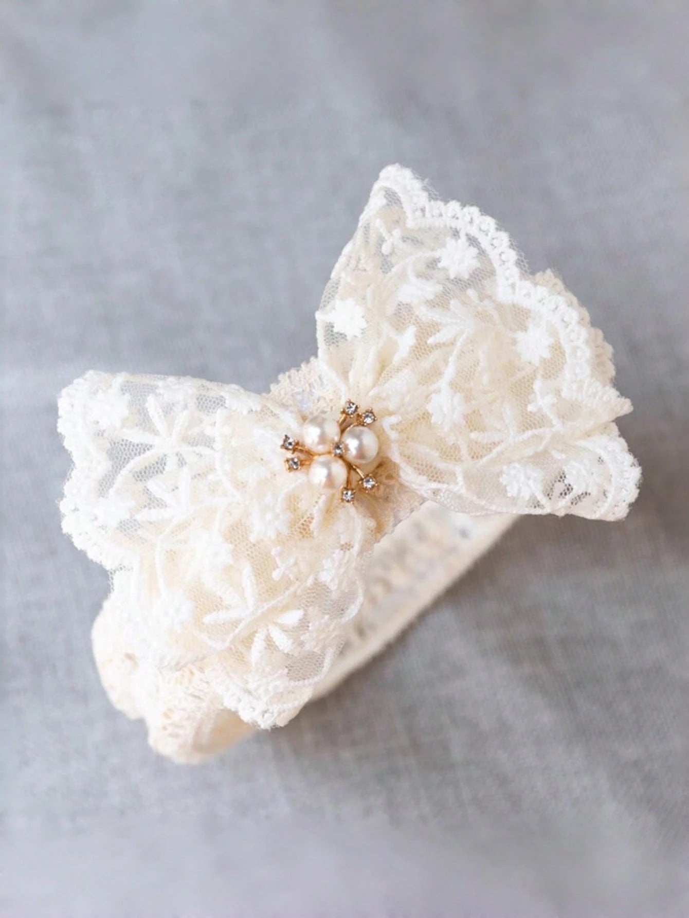 Baby Infant Lace Elastic Headband, Princess Hair Accessories For Summer