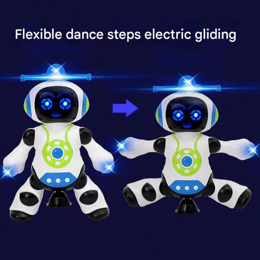Baby Musical Toys, Electric Dancing Robot That Spins, An Interactive Toy With Lights And Music, Perfect For Crawling, Ideal As Easter Or Birthday Gifts For Children, Suitable For Boys
