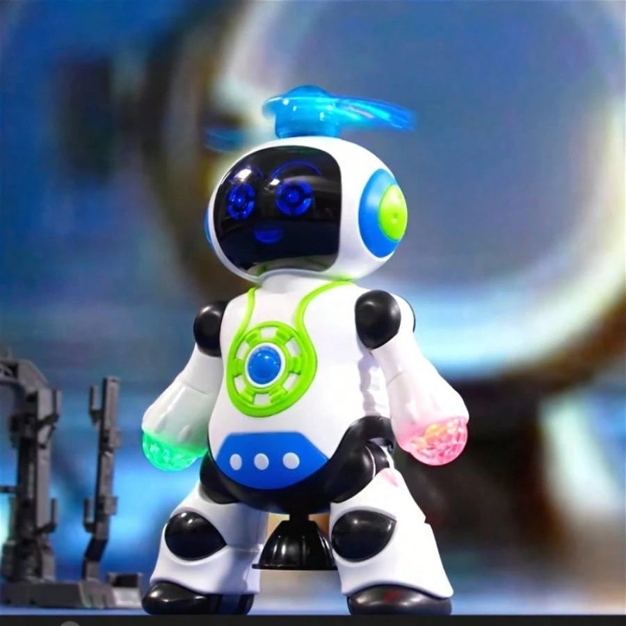 Baby Musical Toys, Electric Dancing Robot That Spins, An Interactive Toy With Lights And Music, Perfect For Crawling, Ideal As Easter Or Birthday Gifts For Children, Suitable For Boys