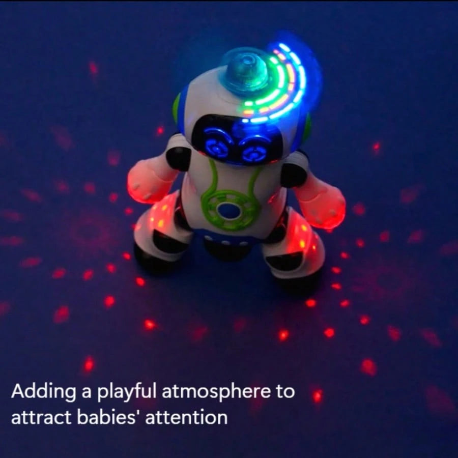 Baby Musical Toys, Electric Dancing Robot That Spins, An Interactive Toy With Lights And Music, Perfect For Crawling, Ideal As Easter Or Birthday Gifts For Children, Suitable For Boys