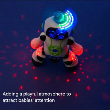 Baby Musical Toys, Electric Dancing Robot That Spins, An Interactive Toy With Lights And Music, Perfect For Crawling, Ideal As Easter Or Birthday Gifts For Children, Suitable For Boys