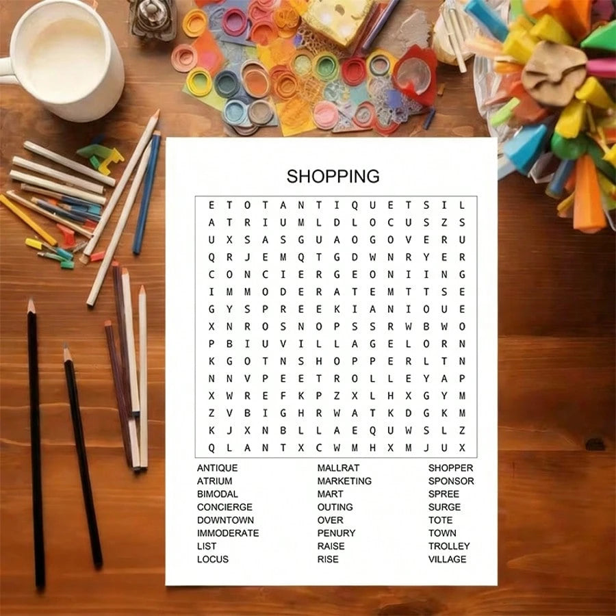 Back To School Season! Word Search Puzzle Book, Spiral Bound 20 Pages, Suitable For Adults And Seniors- 500+ Words, Large Print, Enhance Memory And Cognitive Ability, Gift For Retired Parents, Christ