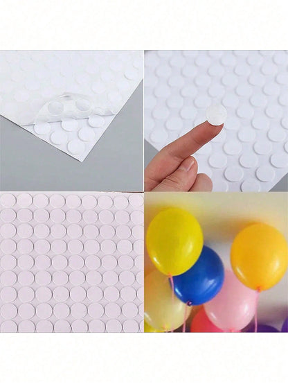Balloon Decoration Accessories- Super Sticky Stickers, Balloon Double-Sided Adhesive, Balloon Foam Round Glue Dots