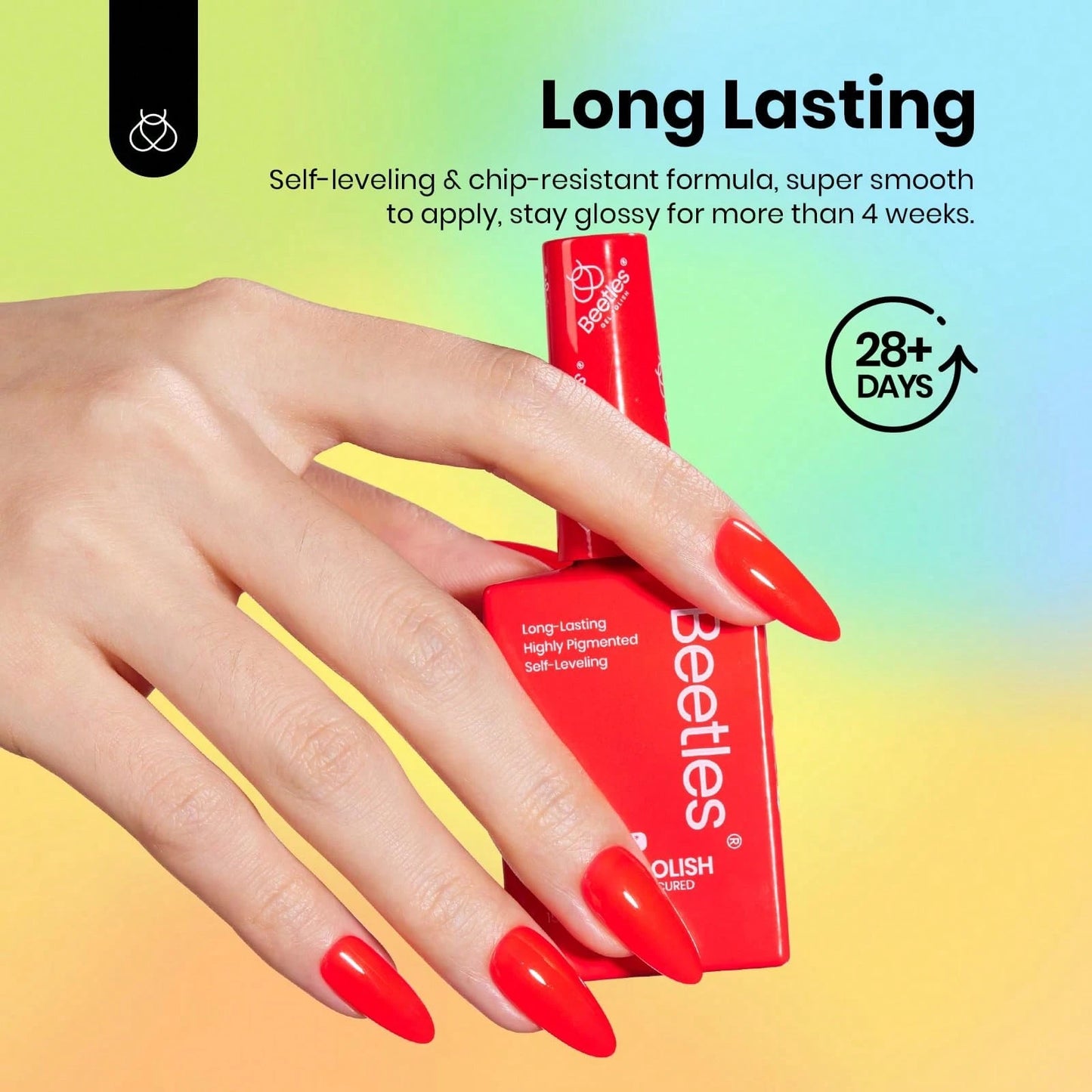 Beetles 15ML 6 Colors HEMA-Free Pastel Gel Polish- Fairy Tale Dream, Pastel Yellow Pink Blue Purple, Colorful Bottle, Soak Off UV LED Manicure