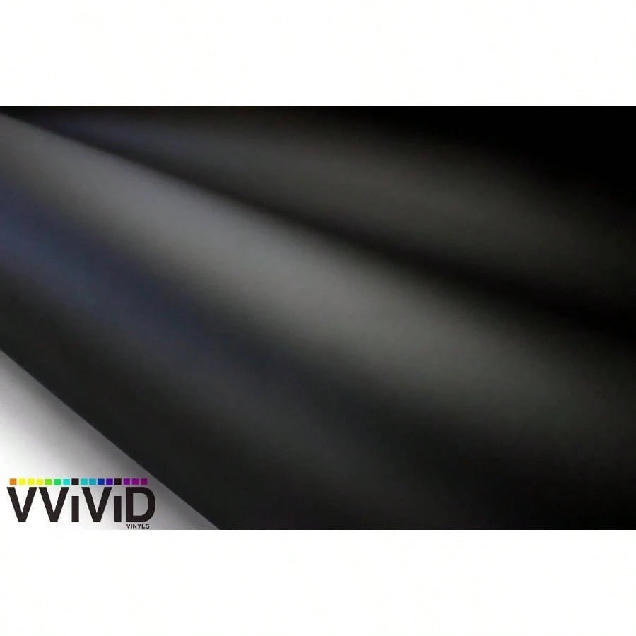 Black Matte Car Wrap Vinyl Roll With Release 3MIL- VViViD8 1.5FT X 5FT