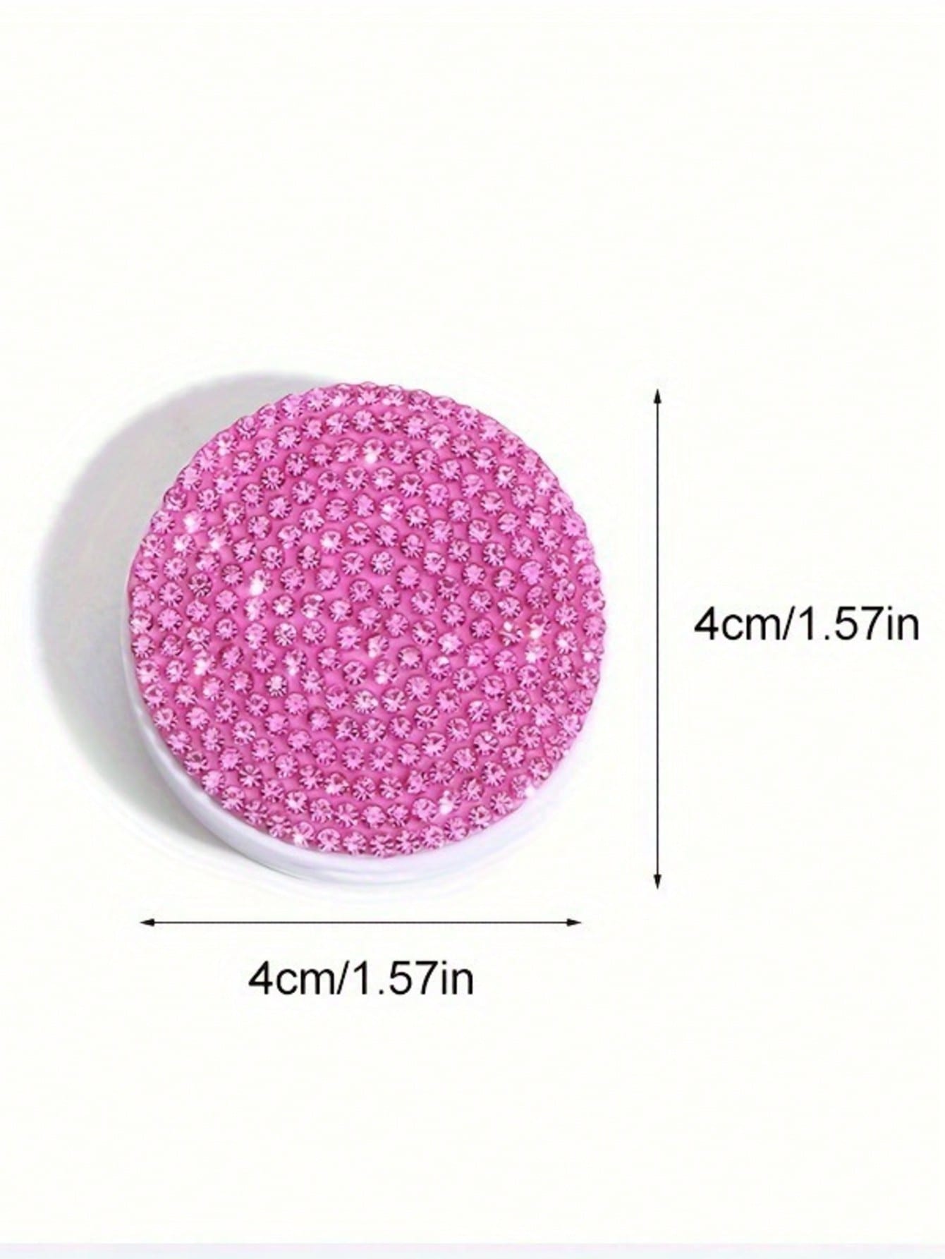 Bling Rhinestone Phone Grip Stand, Glittering Anti-Slip Holder For Watching Videos, Selfies, Desk Mount, Compatible With All Phones, Elegant Gift For Girlfriend