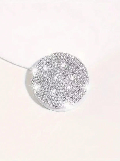 Bling Rhinestone Phone Grip Stand, Glittering Anti-Slip Holder For Watching Videos, Selfies, Desk Mount, Compatible With All Phones, Elegant Gift For Girlfriend
