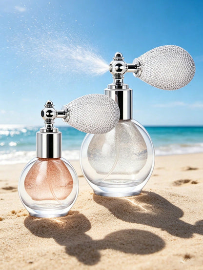 Body Highlighting Spray Bottle, Suitable For Bridal Use, Versatile Application For Hair, Collarbones, Neck, And Face. Provides An Even, Easy-To-Control Mist-An Ideal Choice For Enhancing Your Look At