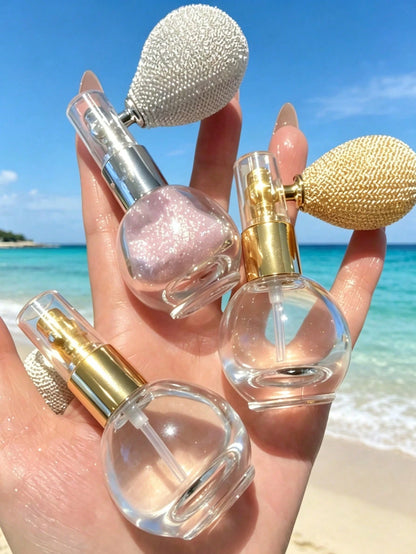 Body Highlighting Spray Bottle, Suitable For Bridal Use, Versatile Application For Hair, Collarbones, Neck, And Face. Provides An Even, Easy-To-Control Mist-An Ideal Choice For Enhancing Your Look At