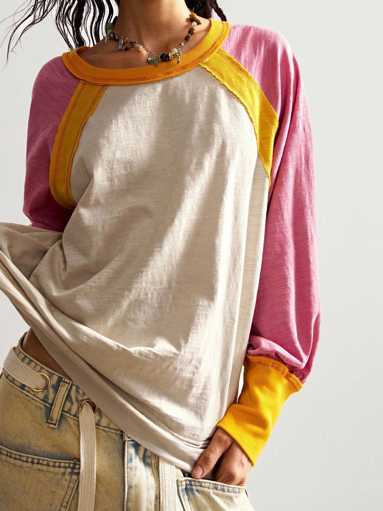 Bohemela Plus Size Women Casual Loose Long Sleeve Tops Fall