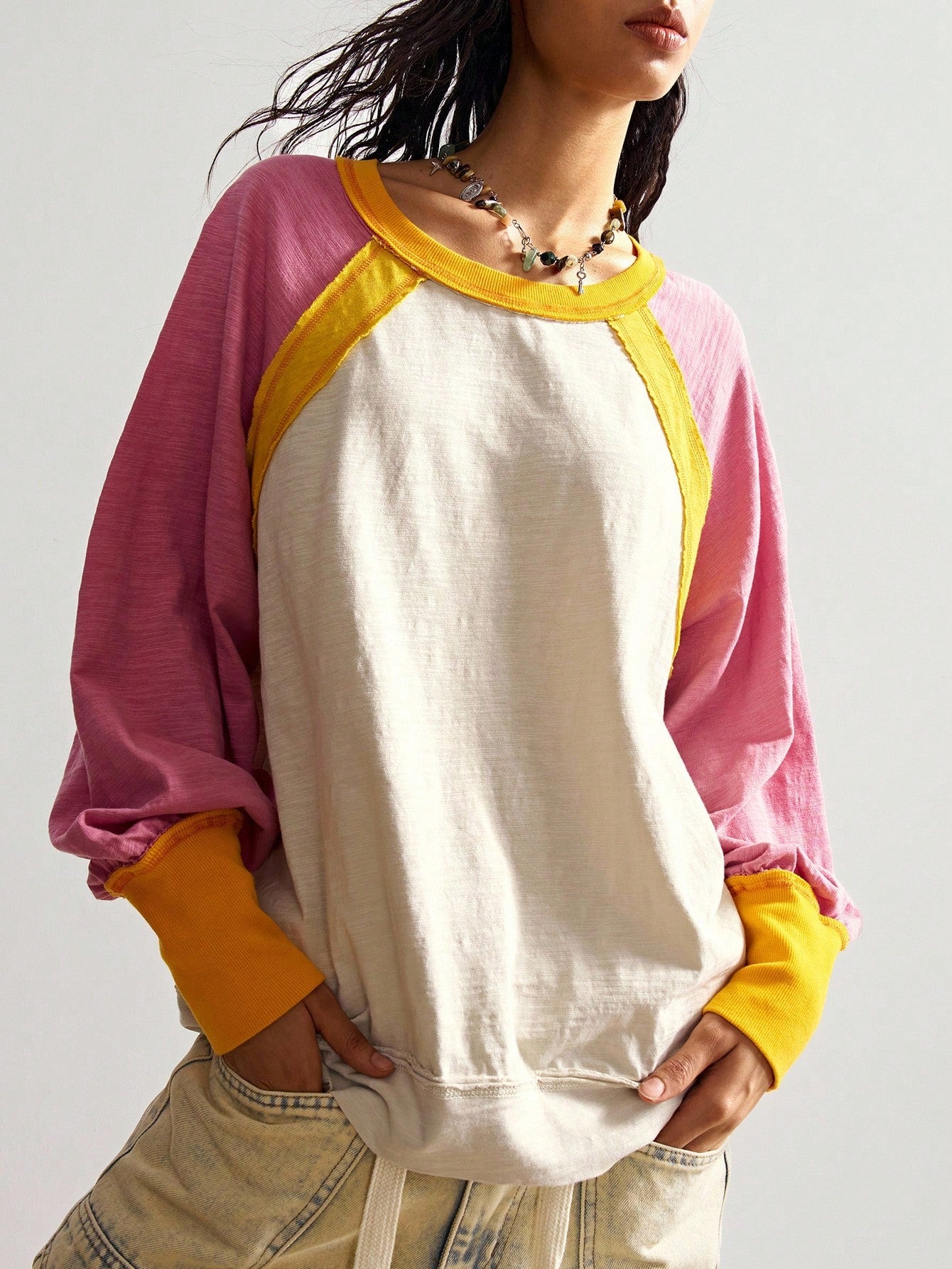 Bohemela Plus Size Women Casual Loose Long Sleeve Tops Fall