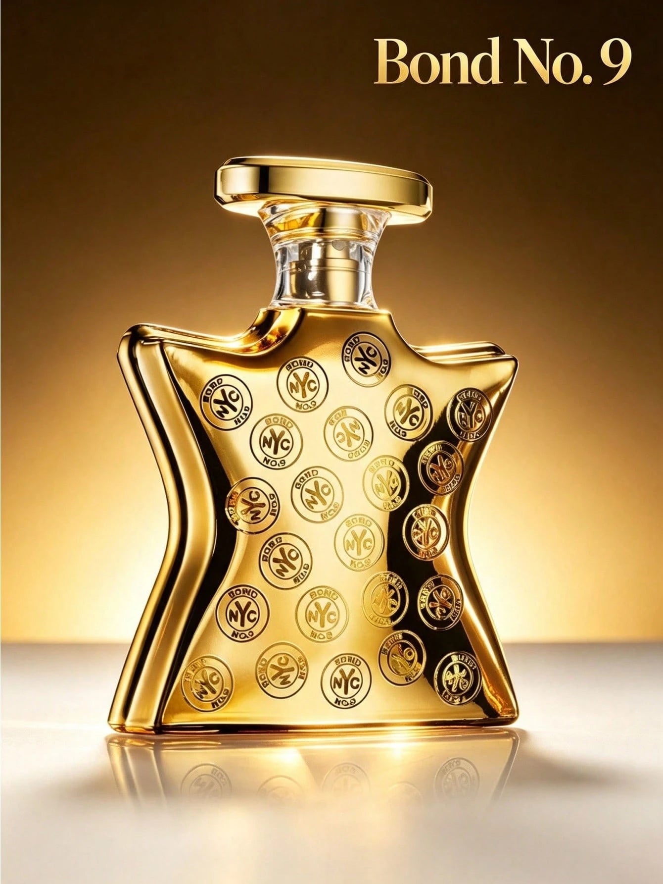 Bond No. 9 Bond No.9 NYC Gold 100ml Unisex Fragrance, Luxury Oud Rose Oriental Woody Perfume With Gold Embossed Bottle For Men & Women