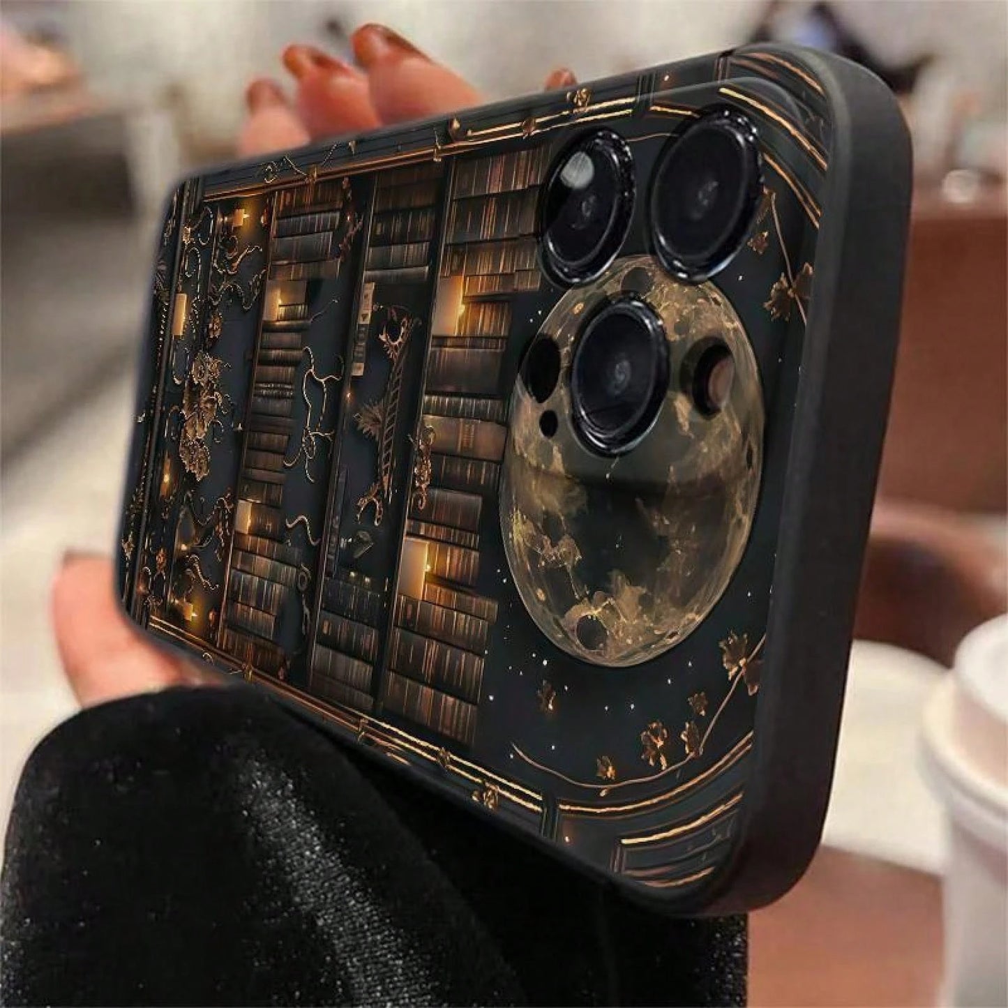 Book Pattern Phone Case, Creative Anti-Drop Phone Protective Cover, Phone Accessory Compatible With IPhone 11 12 13 14 15 16 Pro Max Suitable For Galaxy S24