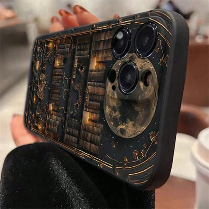 Book Pattern Phone Case, Creative Anti-Drop Phone Protective Cover, Phone Accessory Compatible With IPhone 11 12 13 14 15 16 Pro Max Suitable For Galaxy S24