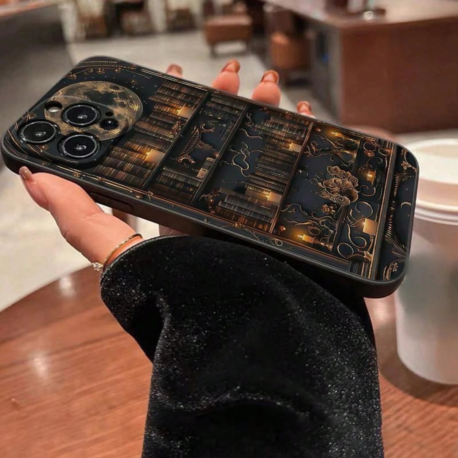 Book Pattern Phone Case, Creative Anti-Drop Phone Protective Cover, Phone Accessory Compatible With IPhone 11 12 13 14 15 16 Pro Max Suitable For Galaxy S24