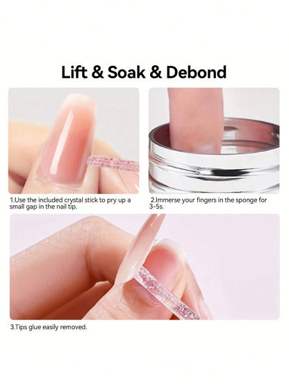 BORN PRETTY BORN PRETTY 80ML Press-On Nail Debonder 5S Quick Remover False Nail Tips Debonder Removing Glue Faster Dissolve Liquid Manicure