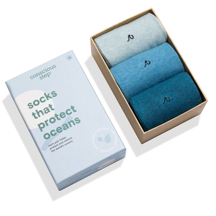 Boxed Set Socks that Protect Oceans: Small