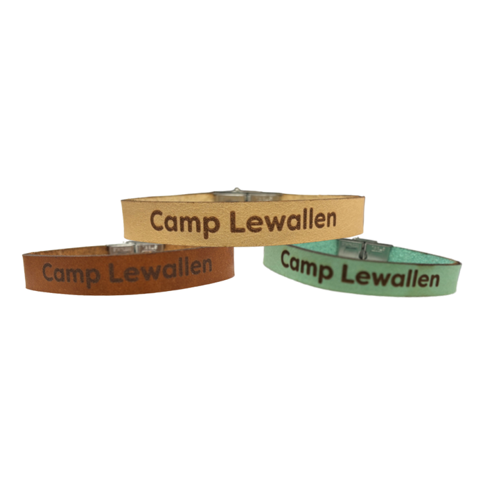 Bracelet 10MM Leather - Camp Lewallen