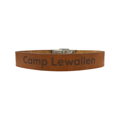 Bracelet 10MM Leather - Camp Lewallen