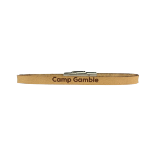 Bracelet 5MM Leather - Camp Gamble