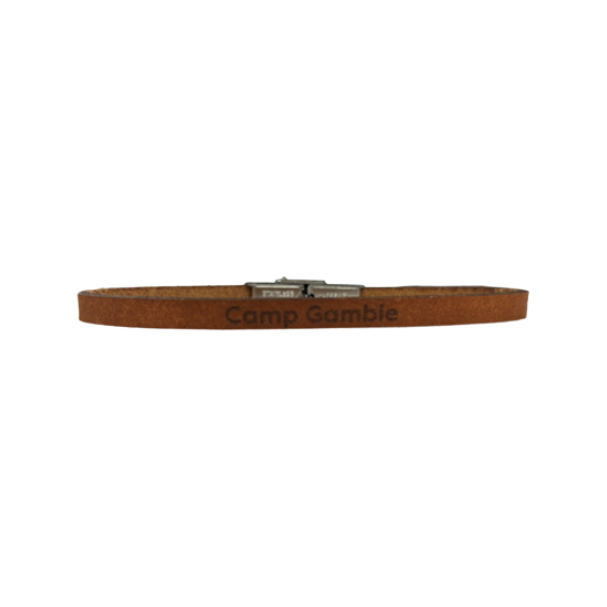 Bracelet 5MM Leather - Camp Gamble