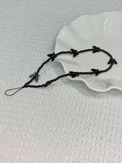 Butterfly Decor Phone Lanyard Gifts For Mother, Family, Friends, Birthday, Holiday Phone Charm, Phone Chain