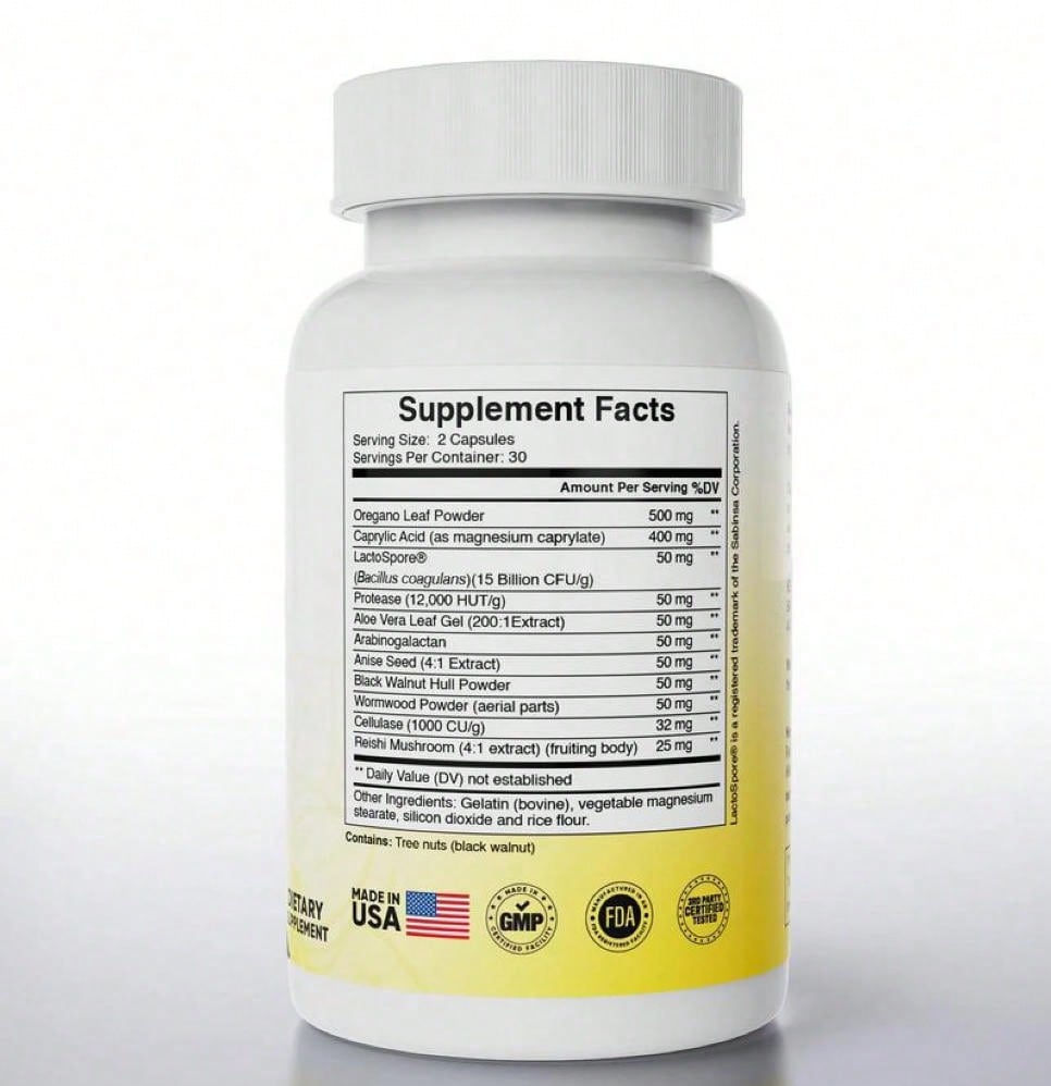 Candida Cleanse- Gut And Colon Support, Loss Weight, Weiloss Products, Free Shipping, For Women, For Men