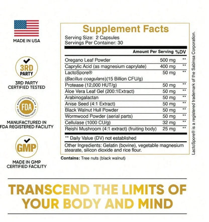 Candida Cleanse- Gut And Colon Support, Loss Weight, Weiloss Products, Free Shipping, For Women, For Men