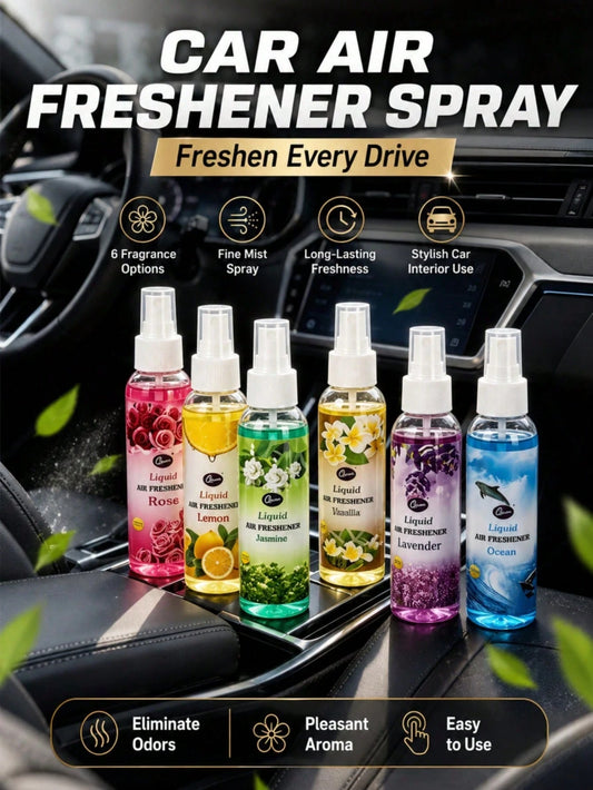 Car Air Freshener & Fabric Deodorizer Spray, Long-Lasting Smoke, Sweat, Pet Odor Removal, Car Perfume & Clothing Freshener, Cute Car Interior Accessory, Suitable For Men And Women, Travel Camping RV E