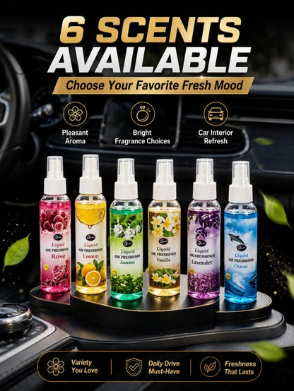 Car Air Freshener & Fabric Deodorizer Spray, Long-Lasting Smoke, Sweat, Pet Odor Removal, Car Perfume & Clothing Freshener, Cute Car Interior Accessory, Suitable For Men And Women, Travel Camping RV E