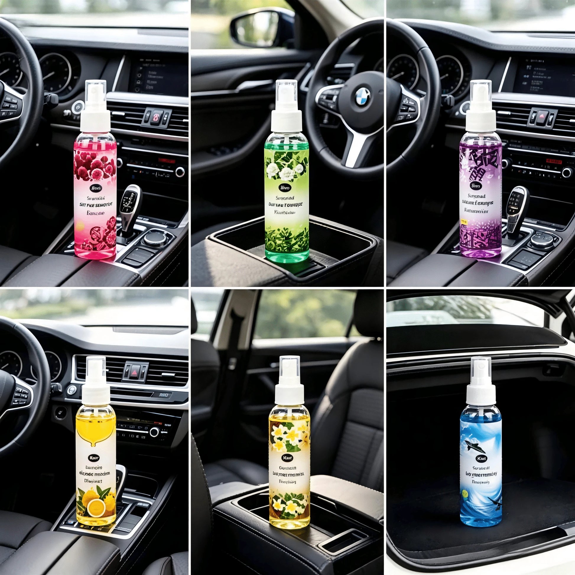 Car Air Freshener & Fabric Deodorizer Spray, Long-Lasting Smoke, Sweat, Pet Odor Removal, Car Perfume & Clothing Freshener, Cute Car Interior Accessory, Suitable For Men And Women, Travel Camping RV E