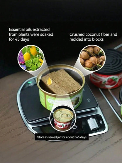 Car Air Freshener, With A Lasting Fragrance Of 60 Days, Brings A Lasting Aroma Of Fruity And Floral Scents. It Is Suitable For Car Decoration, Bathrooms, And Removing Pet Odors. It Is Also Suitable Fo