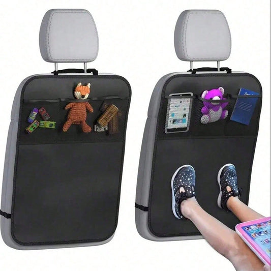 Car Back Seat Cover, With 3 Storage Pockets, Extra Large Waterproof Back Seat Protector, Car Seat Backrest Protector, Dust-Proof, Mud-Proof, Scratch-Resistant