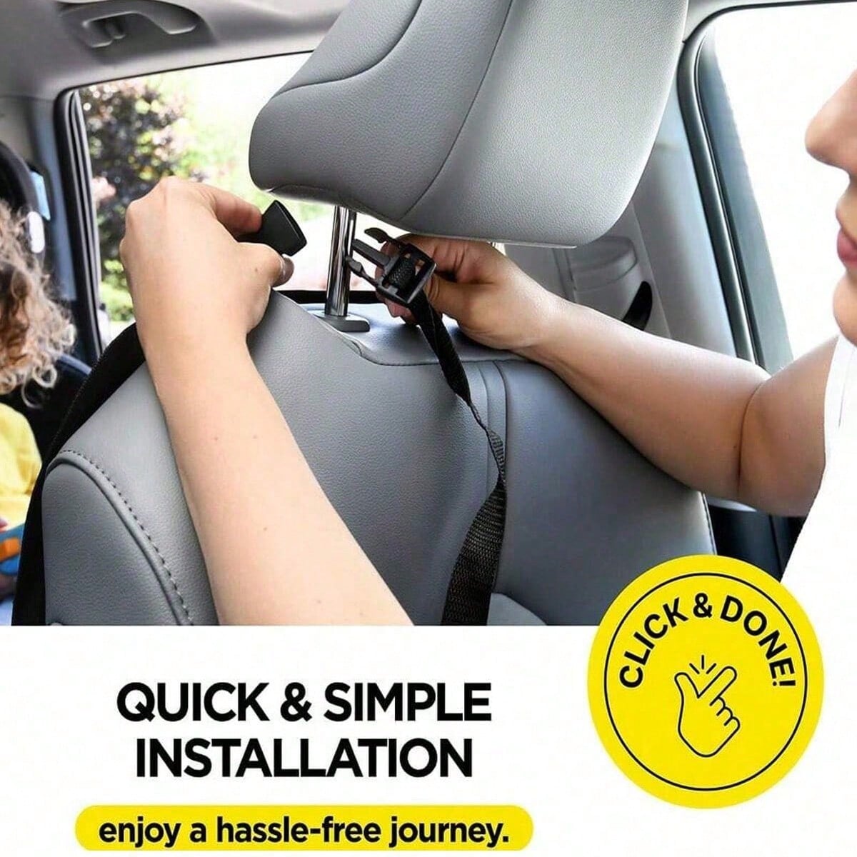 Car Back Seat Cover, With 3 Storage Pockets, Extra Large Waterproof Back Seat Protector, Car Seat Backrest Protector, Dust-Proof, Mud-Proof, Scratch-Resistant
